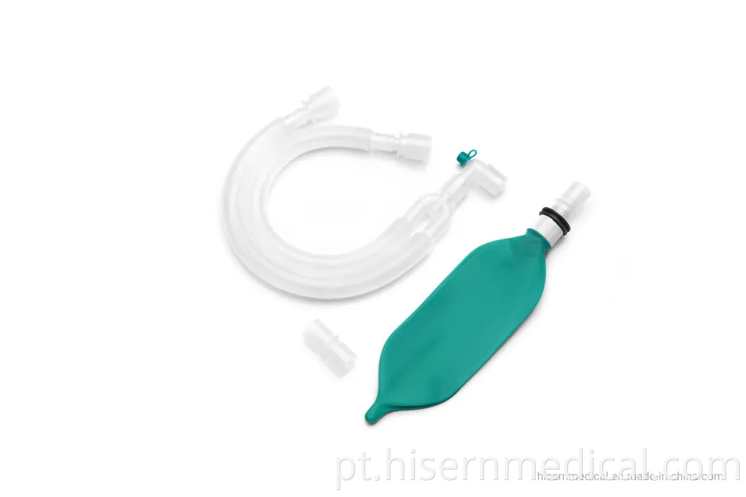 1.2 Circuito de anestesia descartável dobrável M-3 M (extensível) para adultos e pediátricos